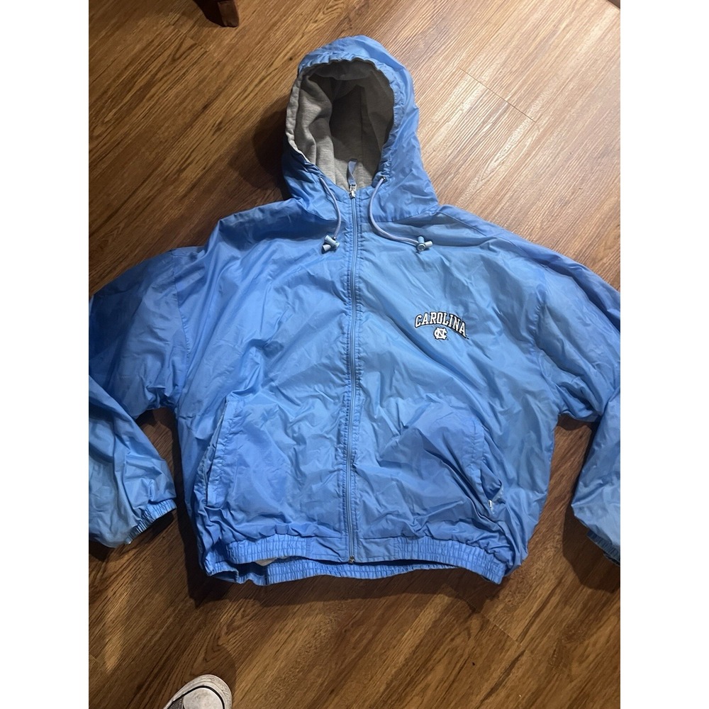 Steve &‎ Barrys University of North Carolina UNC Mens Large Lined Windbreaker